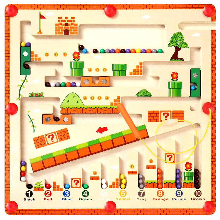 Wooden Magnetic Maze Beads Board For Kids | 2025-3