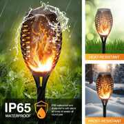 Solar Fire Light with flame effect