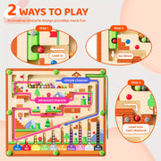 Wooden Magnetic Maze Beads Board For Kids | 2025-3
