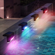Wireless Solar Deck Lights Outdoor (Pack of 4)