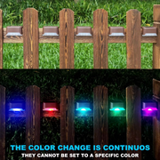 Wireless Solar Deck Lights Outdoor (Pack of 4)